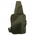 Сумка-слинг тактическая с одной лямкой SILVER KNIGHT YQS-13 размер 18x6x6см 1л Оливковый