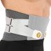 Пояс корсетный для спорта SIBOTE WAIST SUPPORT ST-7599 размер S-2XL черный-серый