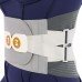 Пояс корсетный для спорта SIBOTE WAIST SUPPORT ST-7599 размер S-2XL черный-серый