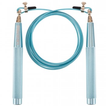 Скакалка скоростная Кроссфит со стальным тросом LiveUp LP8283 3м Голубой Скакалка скоростная Кроссфит со стальным тросом LiveUp LP8283 3м Голубой