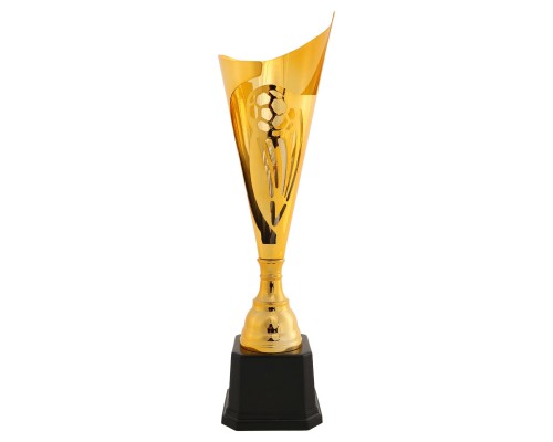 Кубок спортивный наградной SP-Sport Dynamic Football JZ23346B высота 40см золотой
