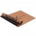Коврик для йоги Пробковый каучуковый двухслойный Yoga mat Record FI-7156-9 183x61мx0.4cм с принтом Лунный Цикл коричневый