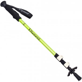 Палка треккинговая для скандинавской ходьбы Exponent SP-Sport TY-8019 65-135см Салатовый