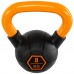 Гиря тренировочная цельная обрезиненная с окрашенной ручкой LiveUp Urethane competition kettlebell UAZE5336-8 вес 8кг черный-оранжевый Гиря тренировочная цельная обрезиненная с окрашенной ручкой LiveUp Urethane competition kettlebell UAZE5336-8 вес 8кг черный-оранжевый