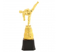 Фигура наградная спортивная SP-Sport Каратист JZ19517B высота 25,5см золото