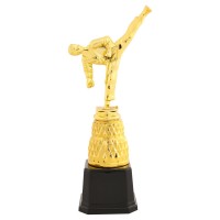Фигура наградная спортивная SP-Sport Каратист JZ19517B высота 25,5см золото