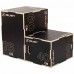 Бокс плиометрический тумба для кроссфита Плиобокс Wood Plyo box Zelart FI-4884-2 1шт 75см черный