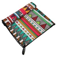 Полотенце для пляжа и бассейна из микрофибры SAND-FREE SINGLE SEA 4Monster T-PST 80х160см Розовый-желтый