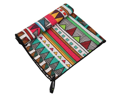 Полотенце для пляжа и бассейна из микрофибры SAND-FREE SINGLE SEA 4Monster T-PST 80х160см Розовый-желтый