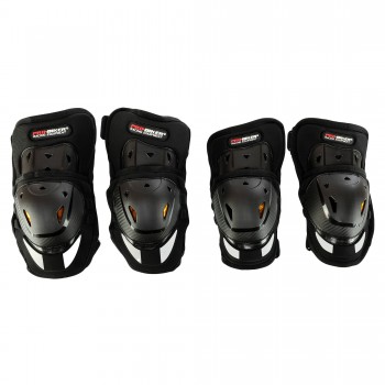 Комплект мотозащиты наколенники и налокотники PRO-BIKER P32-2 черный Комплект мотозащиты наколенники и налокотники PRO-BIKER P32-2 черный