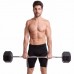 Штанга фиксированная изогнутая обрезиненная Rubber Hexagon Barbell Zelart TA-6231-50 длина-95см 50кг черный