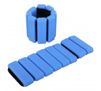 Утяжелители-браслеты для рук и ног с силиконовым покрытием SP-Sport FI-0709 1x0,5кг Голубой Утяжелители-браслеты для рук и ног с силиконовым покрытием SP-Sport FI-0709 1x0,5кг Голубой