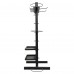 Стеллаж модульный для инвентаря кроссфит STORAGE RACK LiveUp LP8897 размер-156,5x76,6x197,4см черный