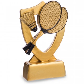 Статуэтка наградная спортивная Бадминтон SP-Sport C-1289-B5