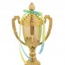 Кубок спортивный с ручками и крышкой SP-Sport CLASSIC C-897C высота 30см золотой Кубок спортивный с ручками и крышкой SP-Sport CLASSIC C-897C высота 30см золотой