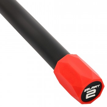Бодибар Body Bar Zelart FI-4780-2 вес 2кг черный-красный