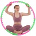 Обруч массажный Хула Хуп SP-Planeta Hula Hoop DOUBLE GRACE MAGNETIC JS-6005 8 секций салатовый-розовый Обруч массажный Хула Хуп SP-Planeta Hula Hoop DOUBLE GRACE MAGNETIC JS-6005 8 секций салатовый-розовый