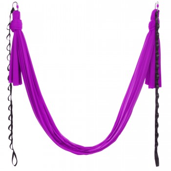 Гамак для йоги со стропами Antigravity Yoga SP-Planeta DH6026-1 Фиолетовый