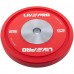 Бамперные диски резиновые Bumper Plates LiveUp LP8335-25 ø50.5мм 25кг красный