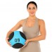 Мяч медицинский медбол Medicine Ball LiveUp LP8112-9 9кг черный-синий