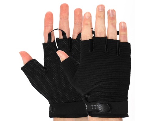 Перчатки тактические с открытыми пальцами 5.11 BC-4379 размер M-XL Черный