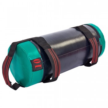 Мешок утяжелитель для функционального тренинга Power Bag SP-Planeta FI-6574-10 10кг черный-зеленый Черный-зеленый