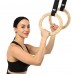 Кольца гимнастические для Кроссфита WOODEN GYM RINGS EZOUS E-02 d-32мм Кольца гимнастические для Кроссфита WOODEN GYM RINGS EZOUS E-02 d-32мм