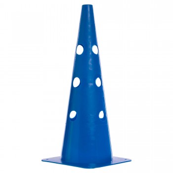 Конус-фишка для тренировок с отверстиями для штанги SP-Sport C-5431 48см Синий
