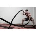 Канат для кроссфита в защитном рукаве BATTLE ROPE Zelart FI-5719-9 9м серый