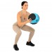 Мяч медицинский медбол Medicine Ball LiveUp LP8112-7 7кг черный-синий