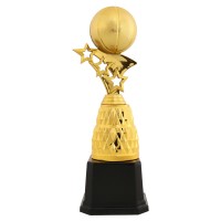 Фигура наградная спортивная SP-Sport Баскетбольный мяч JZ2346A высота 27см золото