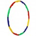 Обруч складной Хула Хуп Hula Hoop SP-Sport FI-306 6 секций двухцветный разноцветный