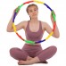 Обруч складной Хула Хуп Hula Hoop SP-Sport FI-306 6 секций двухцветный разноцветный