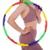 Обруч складной Хула Хуп Hula Hoop SP-Sport FI-306 6 секций двухцветный разноцветный