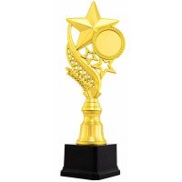 Фигура наградная эмблемоноситель SP-Sport Звезды YK638A высота 32см золото