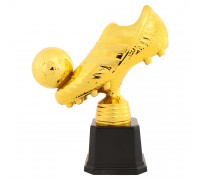 Фигура наградная спортивная SP-Sport Бутса с мячом JZ2227A высота 24см золото