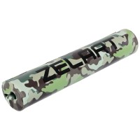 Накладка на гриф штанги смягчающая Zelart TA-7699-1 зеленый камуфляж