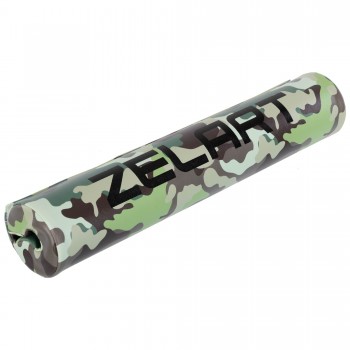 Накладка на гриф штанги смягчающая Zelart TA-7699-1 зеленый камуфляж