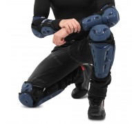 Комплект мотозащиты наколенники и налокотники SCOYCO K26H26N S-L синий Синий