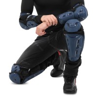 Комплект мотозащиты наколенники и налокотники SCOYCO K26H26N S-L синий Синий