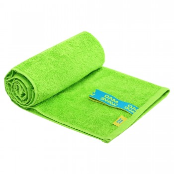 Полотенце спортивное MadWave COTTON SOFT TERRY M0762011 Зеленый