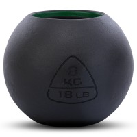 Гиря-колокол чугунная окрашенная BALL BELL LiveUp LP8047-18LB вес 8кг черный