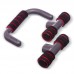 Упоры для отжиманий SP-Sport FI-1777 PUSH-UP BAR 12x23см серый-красный