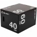Бокс плиометрический тумба для кроссфита Плиобокс Wood Plyo box Zelart TA-4774-1 1шт 60см черный