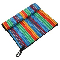 Полотенце для пляжа и бассейна из микрофибры SAND-FREE SINGLE SEA 4Monster T-PST 80х160см Синий-красный