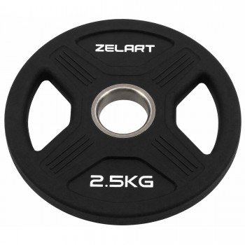 Блины диски TPU 2 Handle металлическая втулка Zelart TA-6995-2_5 ø51мм 2,5кг черный