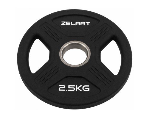 Блины диски TPU 2 Handle металлическая втулка Zelart TA-6995-2_5 ø51мм 2,5кг черный