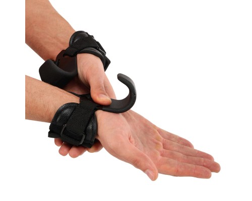 Крюки для подтягивания и тяги на запястья MINI LIFTING HOOK LiveUp LP8721 2шт черный