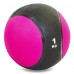 Медбол мяч медицинский Medicine Ball Record C-2660-1 1кг Черный-розовый
