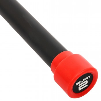 Бодибар Body Bar Zelart FI-4776-2 вес 2кг черный-красный